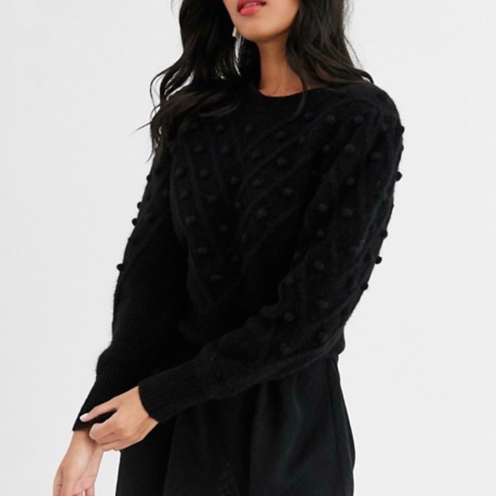& Other Stories wool bobble sweater S